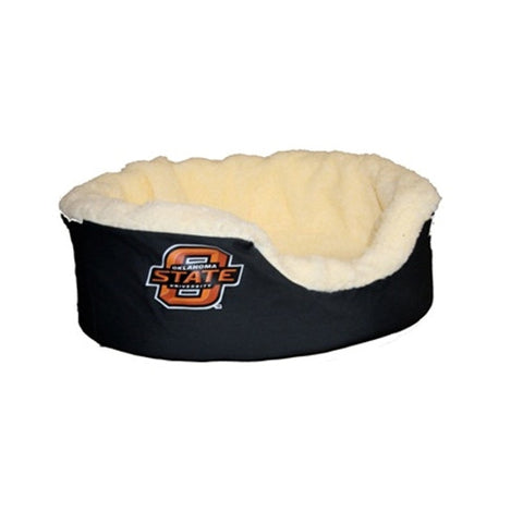 Oklahoma State Oval Dog Bed